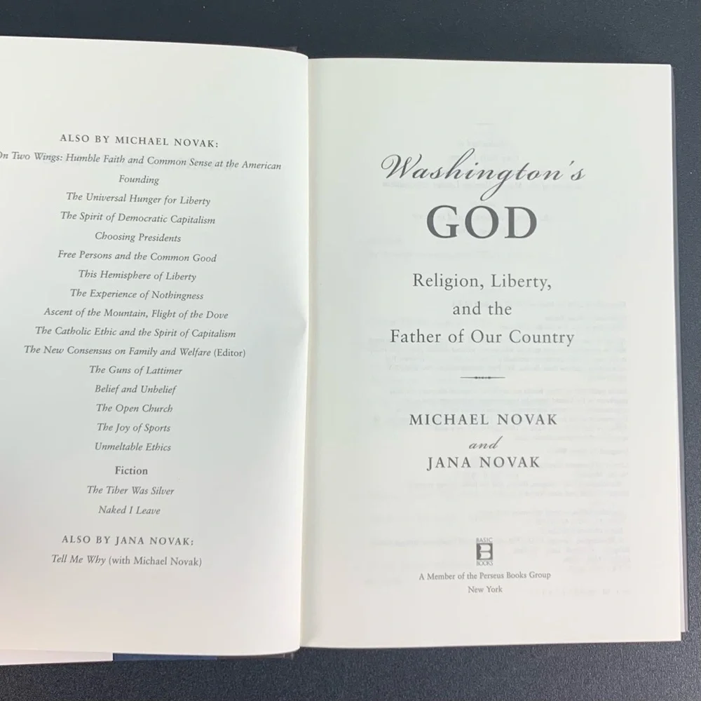 Washington’s God by Michael Novak & Jana Novak. 2006.